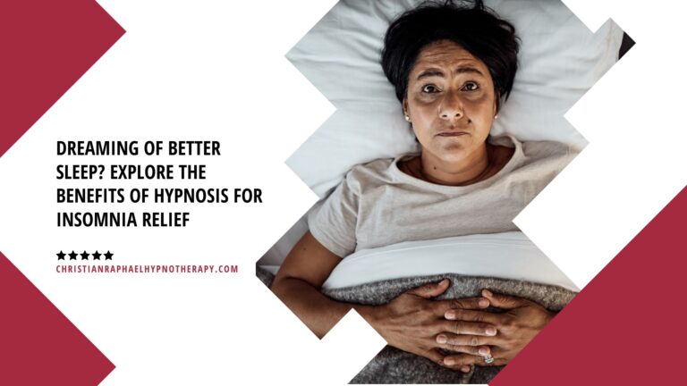 Embracing Sweet Dreams: The Transformative Power of Hypnosis for Insomnia Relief