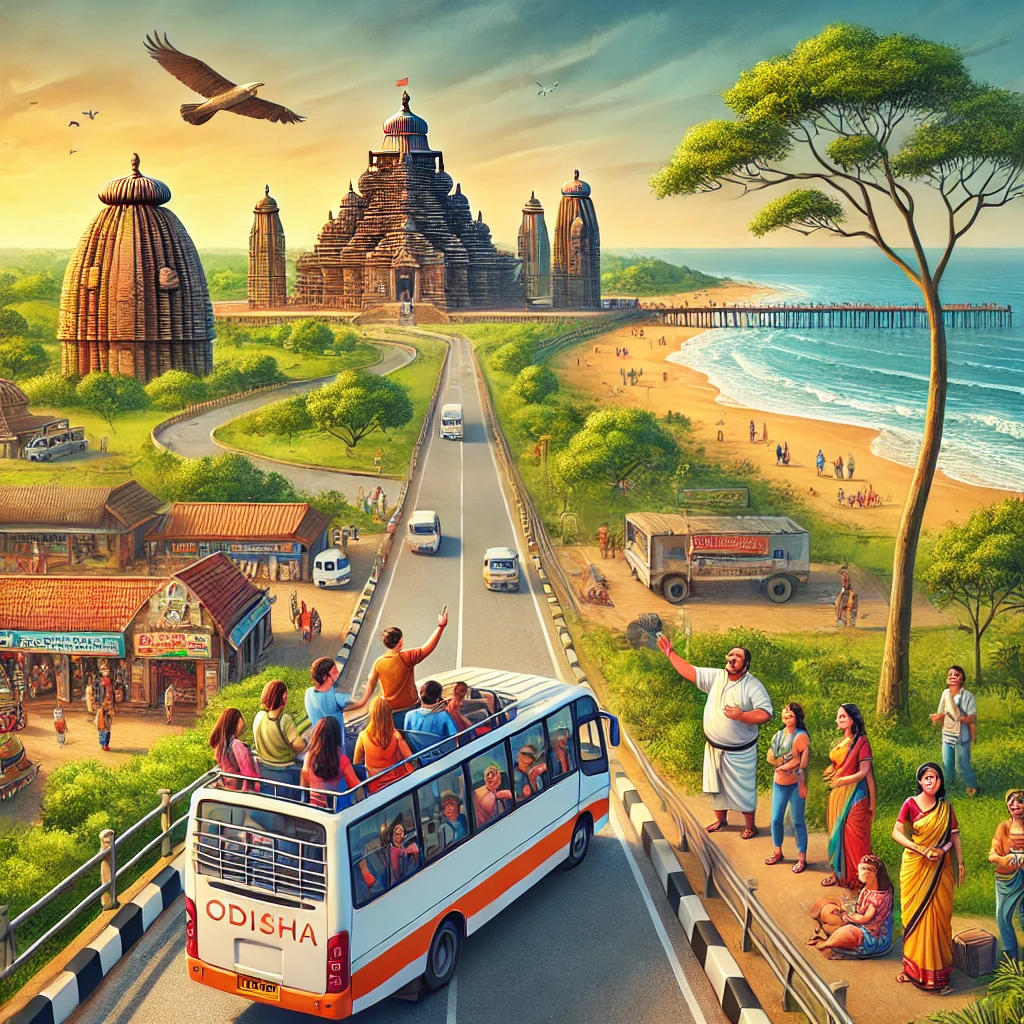 Bhubaneswar to Puri sightseeing tour
