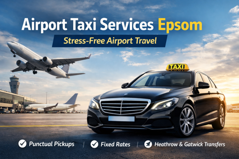 Stress-free airport travel in Epsom