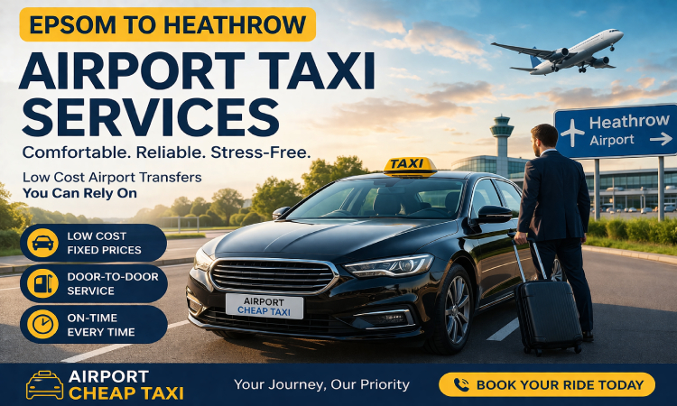 Low Cost Airport Transfer Epsom