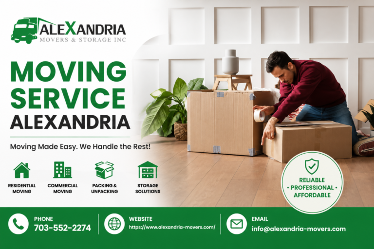 Professional Moving Support for Residential and Commercial Relocations in Alexandria